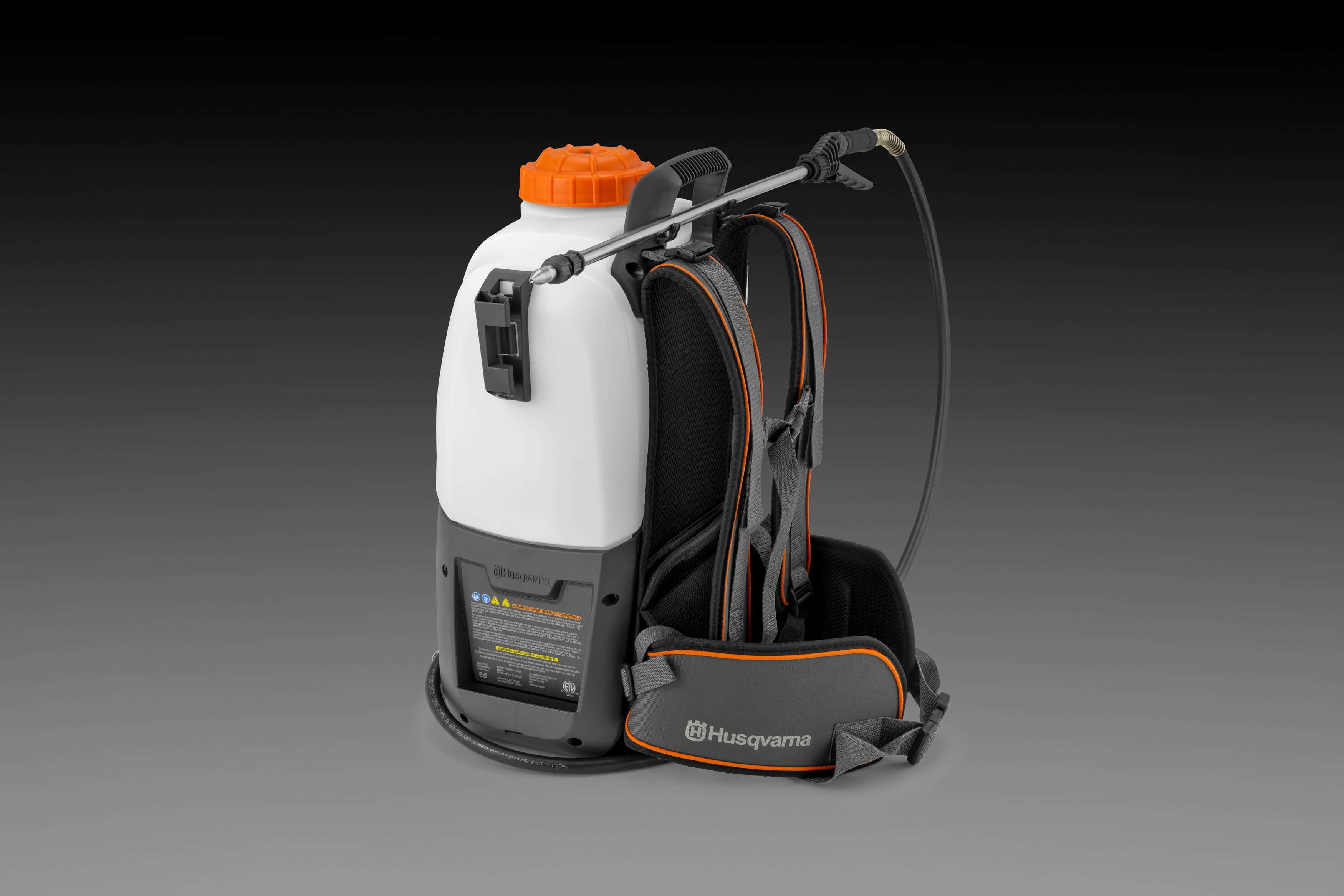 Easily fasten the sprayer wand on top for quick access. image